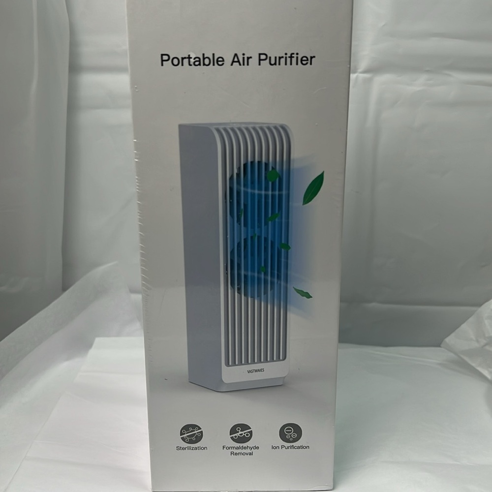 White Portable Air Purifier Ultra Quiet NEW